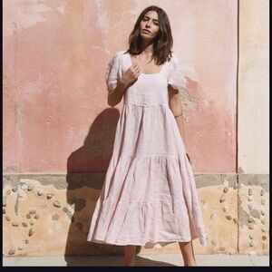 Beachwood Paloma Dress- blush m/l